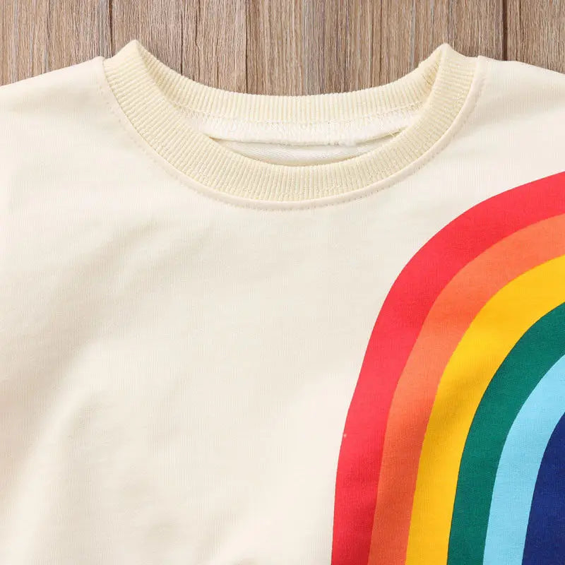 Rainbow Tassel Sweatshirt