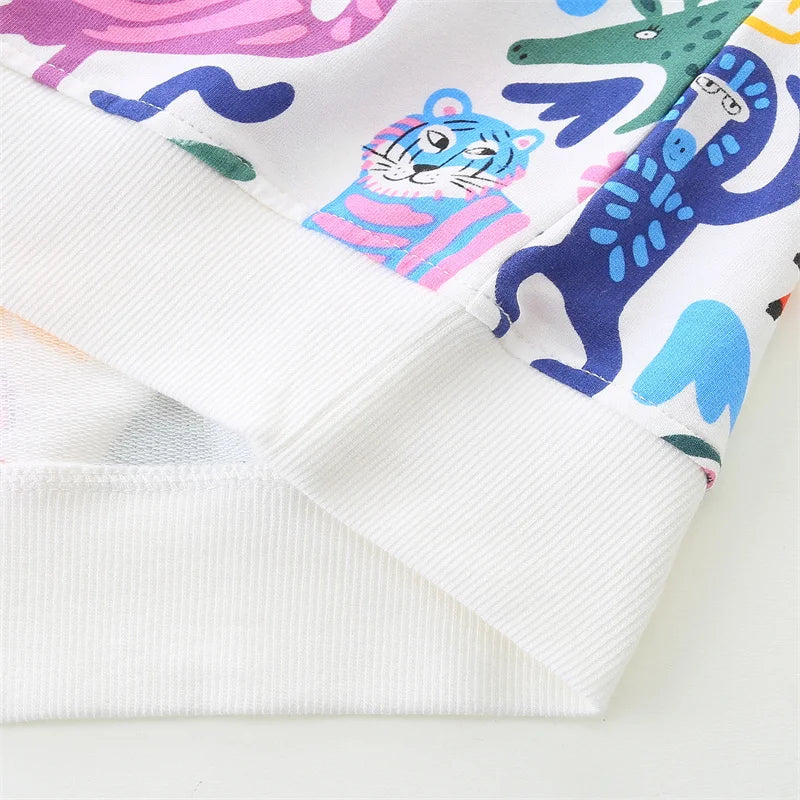 Unisex Rainbow Animal Sweatshirt