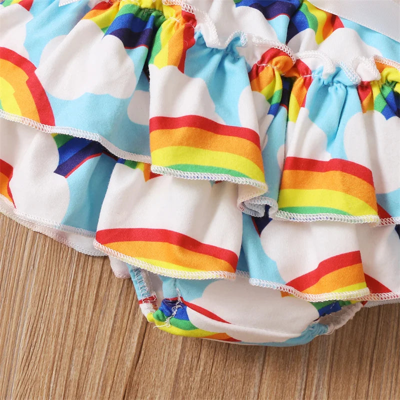 Rainbow Romper Set