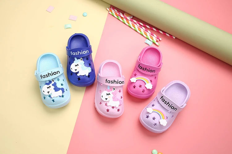 Rainbow Unicorn Slippers