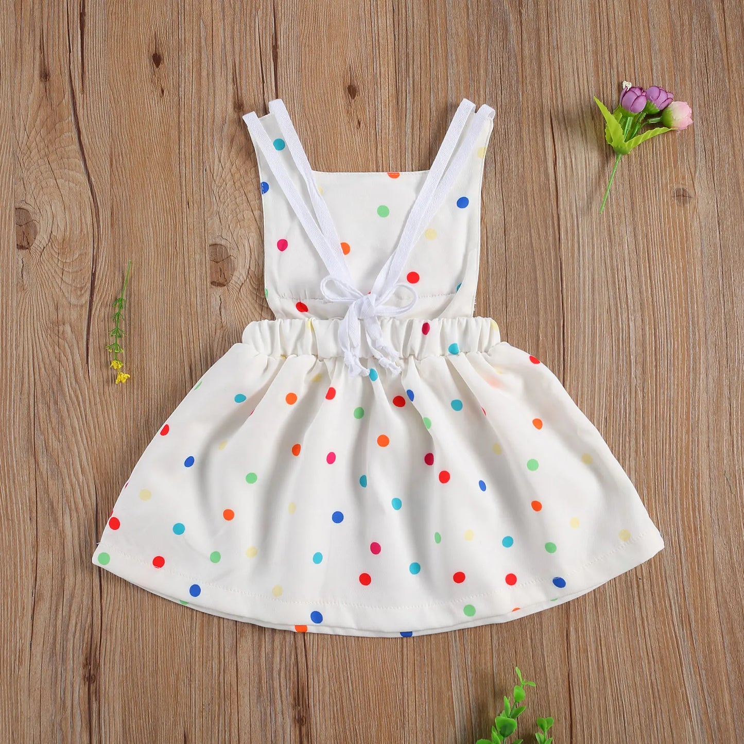 Polka Dot Backless Sundress