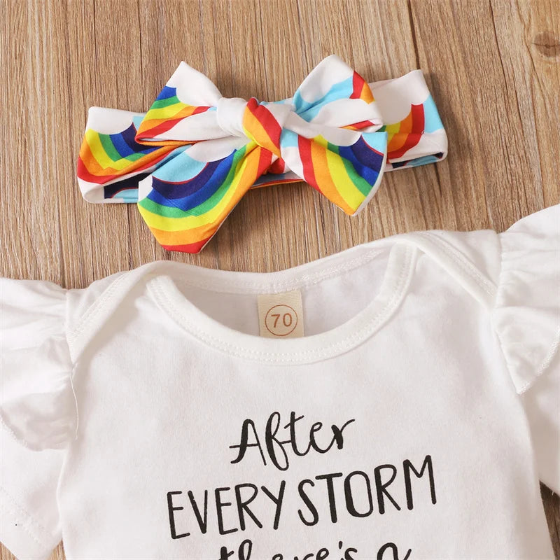 Rainbow Romper Set