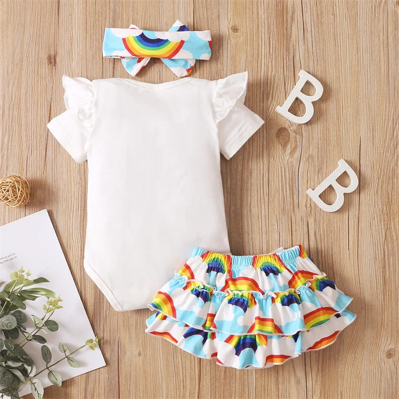 Rainbow Romper Set