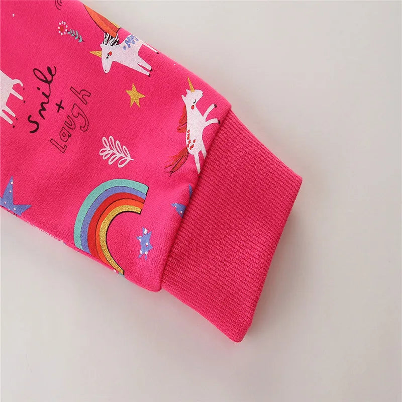 Pink Unicorn Rainbow Sweatshirt