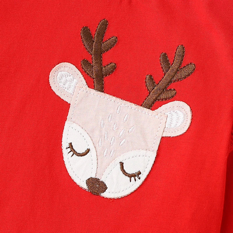 Deer Embroidery T-Shirt