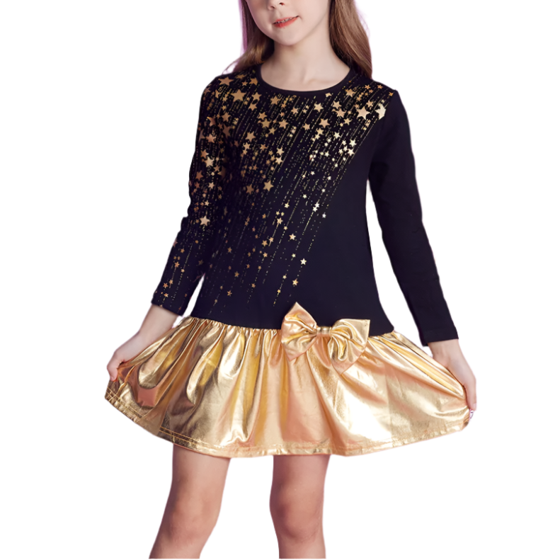 Golden Star Princess Dress