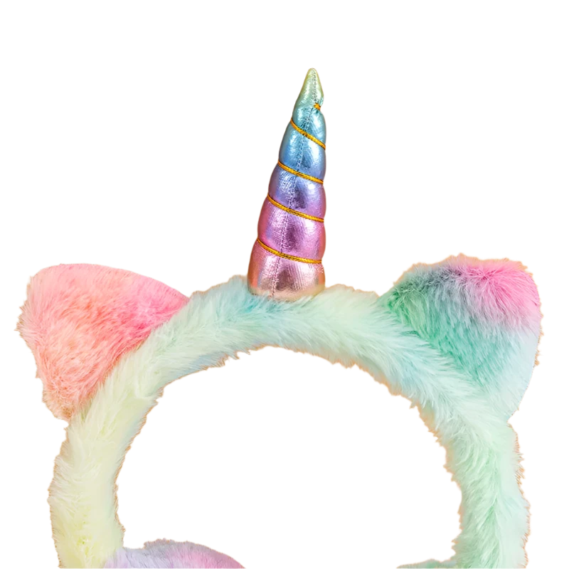 Rainbow Unicorn Fluffy Earmuffs