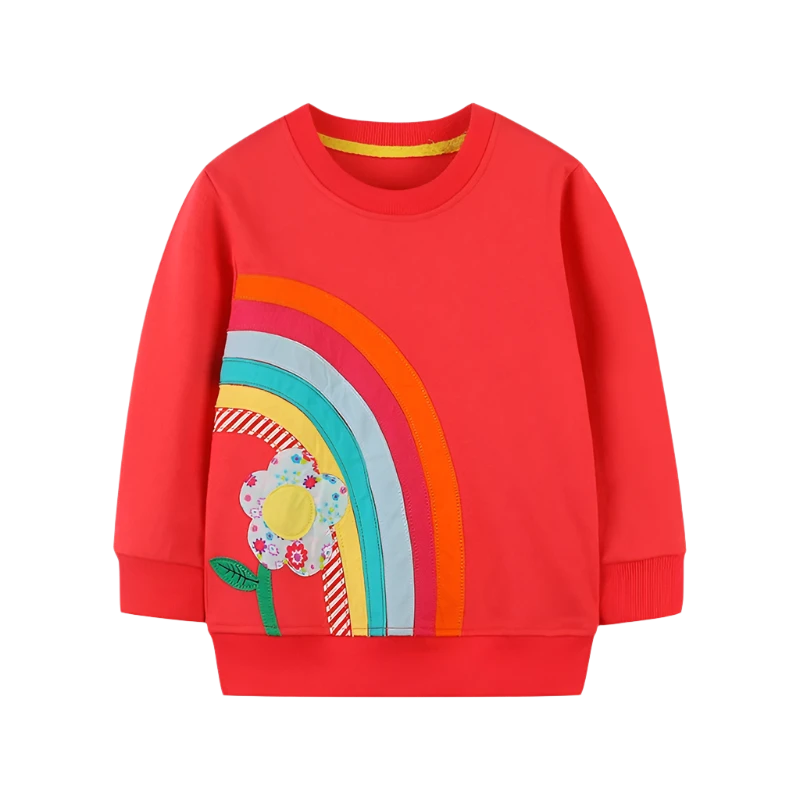 Rainbow & Flower Sweatshirt