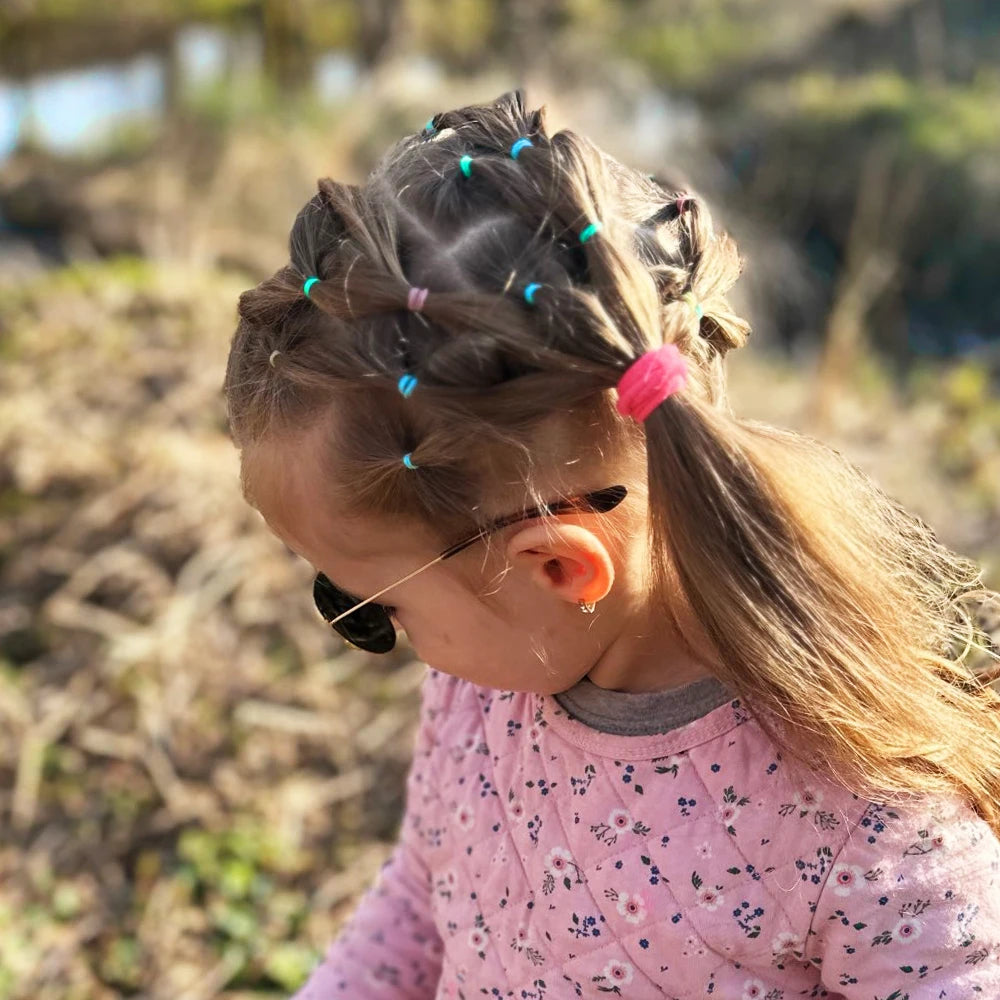 2000 Piece of Colorful Disposable Hair Ties