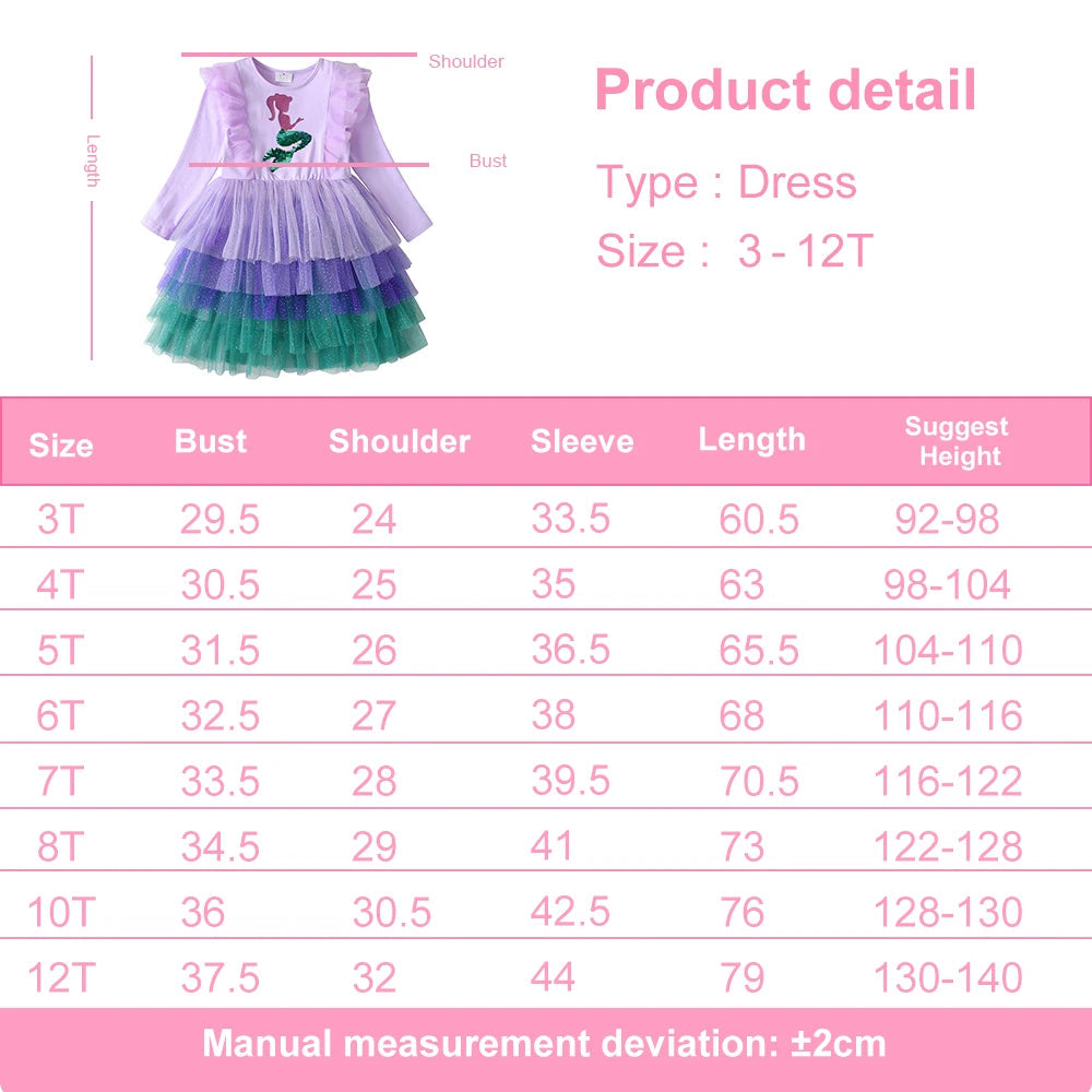 Mermaid Sequin Tutu Dress