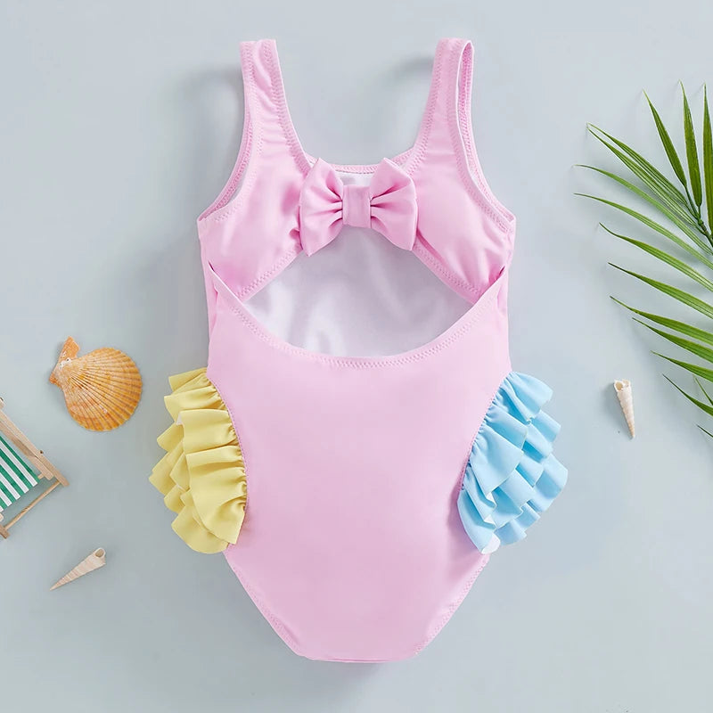 Rainbow Seahorse One-Piece Swimsuit