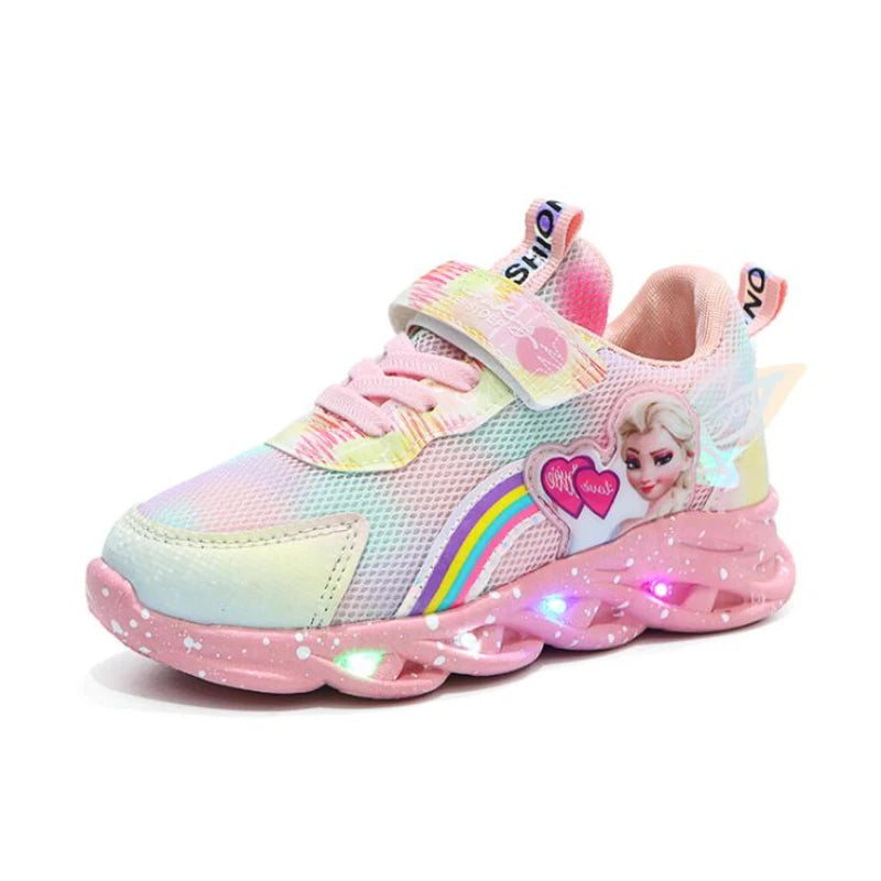 Rainbow Elsa LED Sneakers