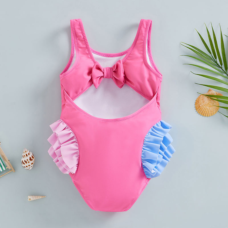 Rainbow Seahorse One-Piece Swimsuit