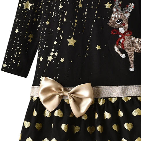 Sparkling Sequin Elk Dress