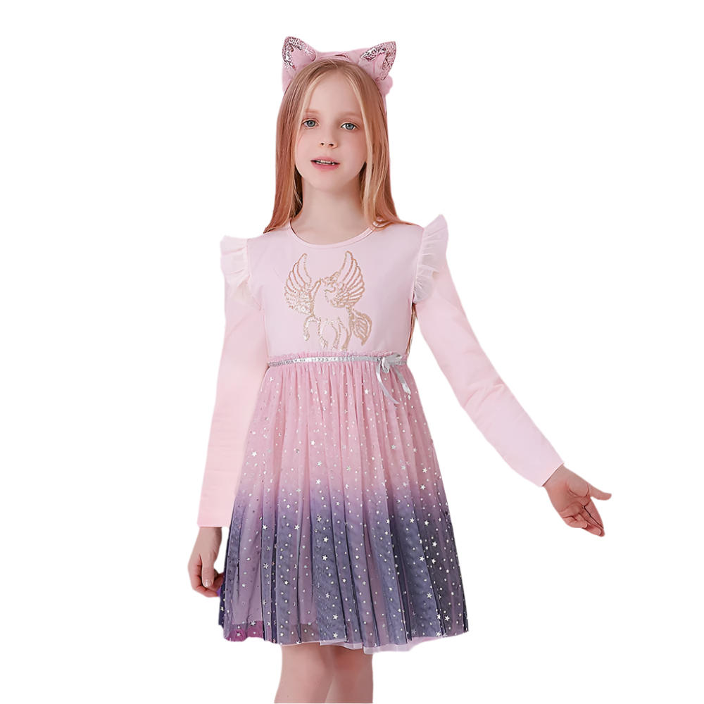 Unicorn Mesh Tulle Dress