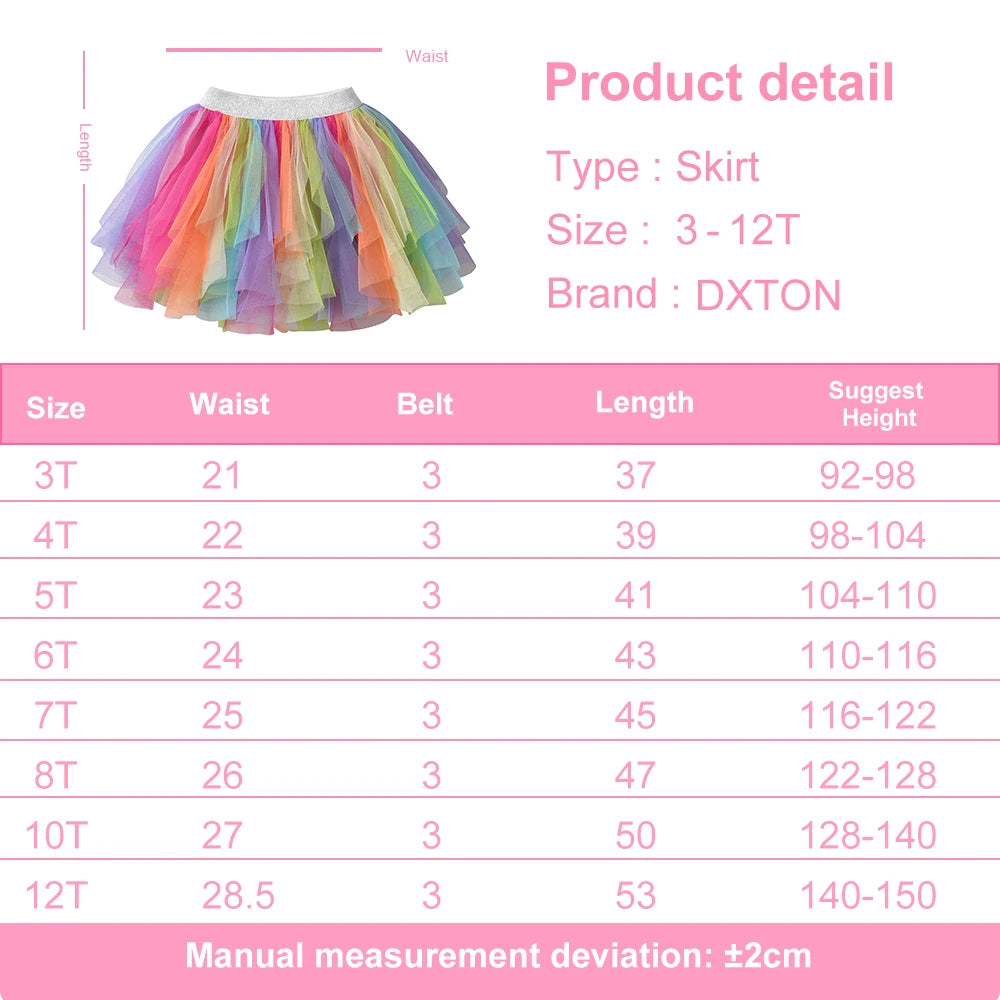 Rainbow Tutu Skirts