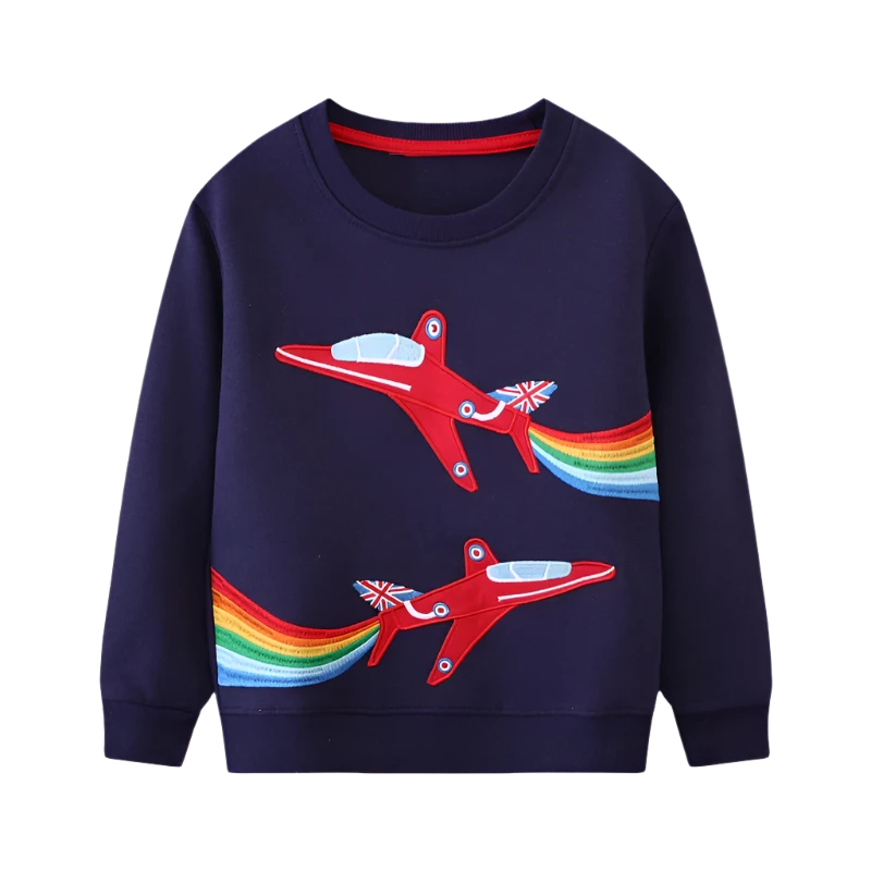 Rainbow & Airplane Sweatshirt