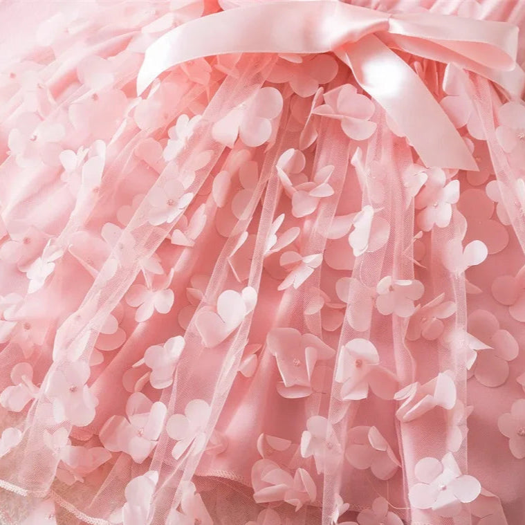 Adorable Flower Ruffles Dress