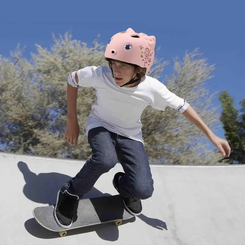 Pink Rainbow Helmet