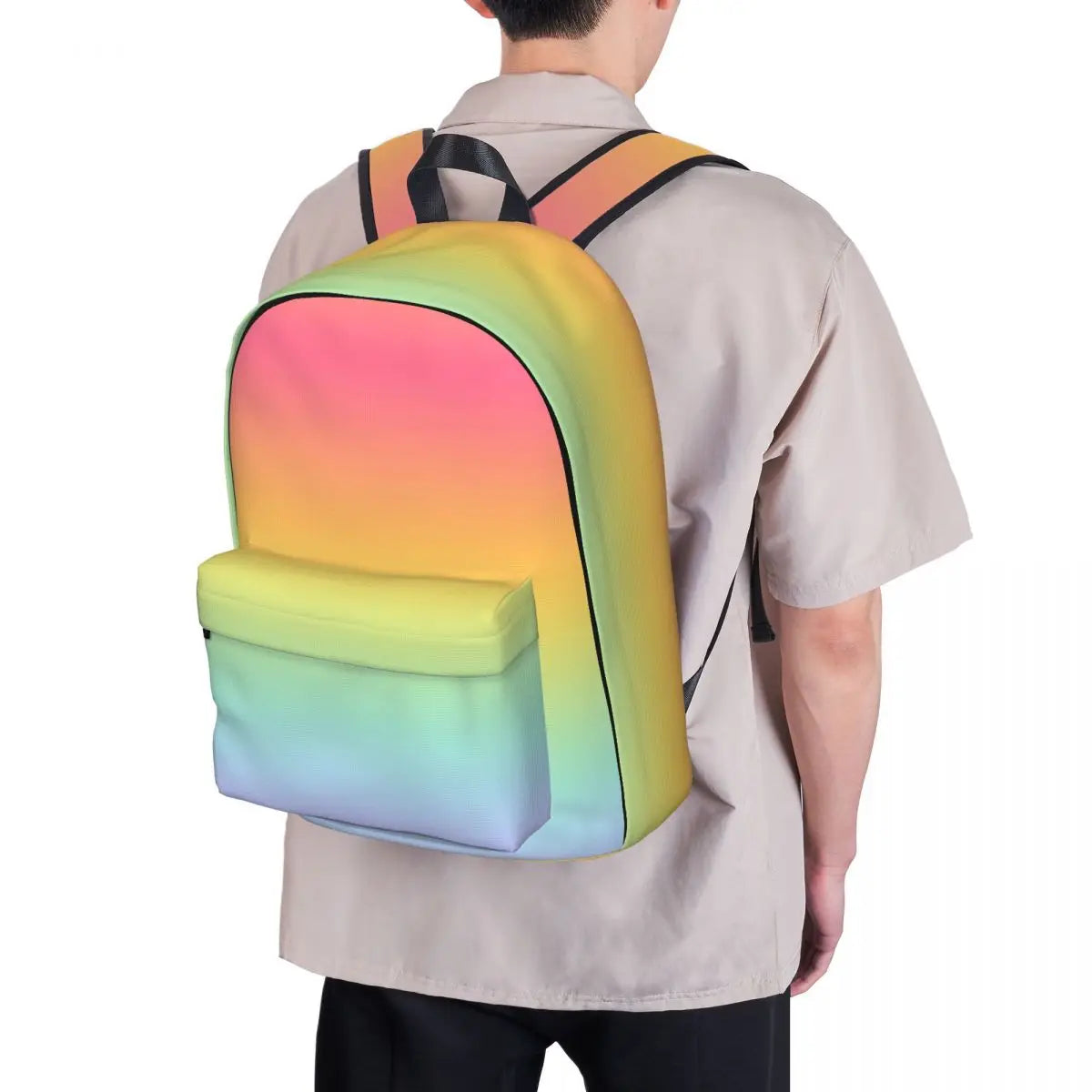 Pastel Rainbow Ombre Backpack