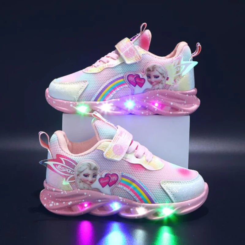 Rainbow Elsa LED Sneakers