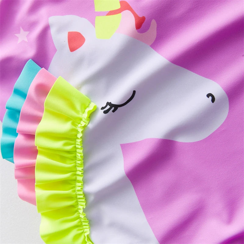 Rainbow Unicorn One-Piece Swimsuit