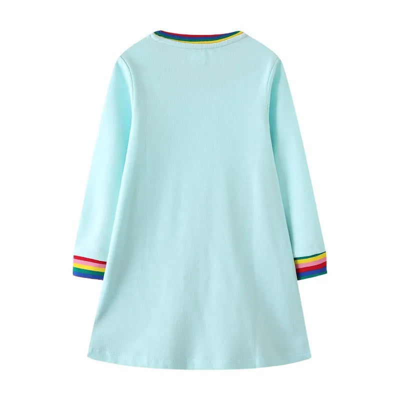 Rainbow Pen Applique Dresses