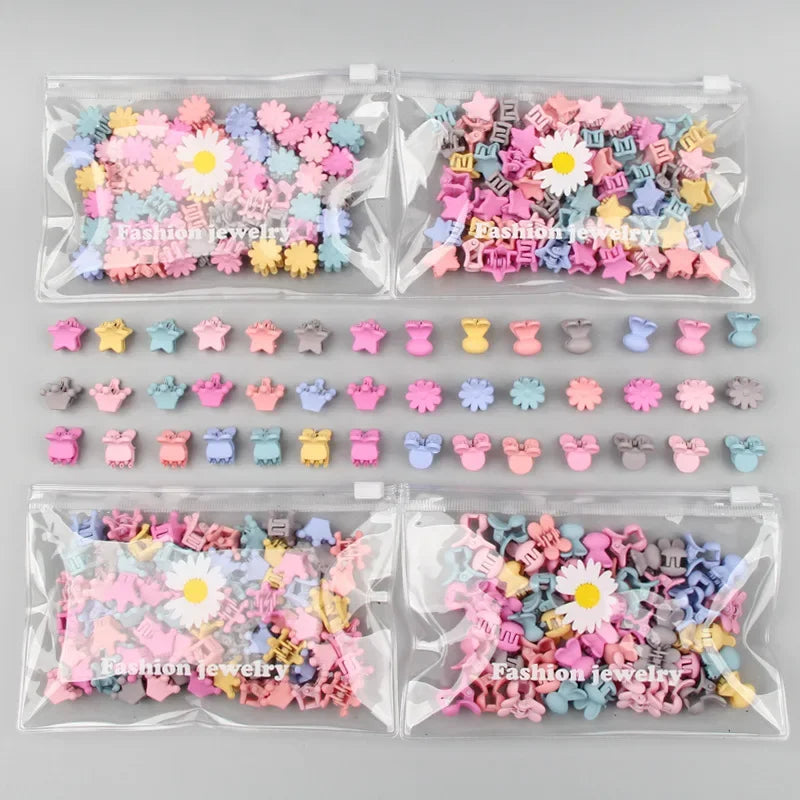 30 Piece Pack of Mini Hair Clips for Infants and Toddlers