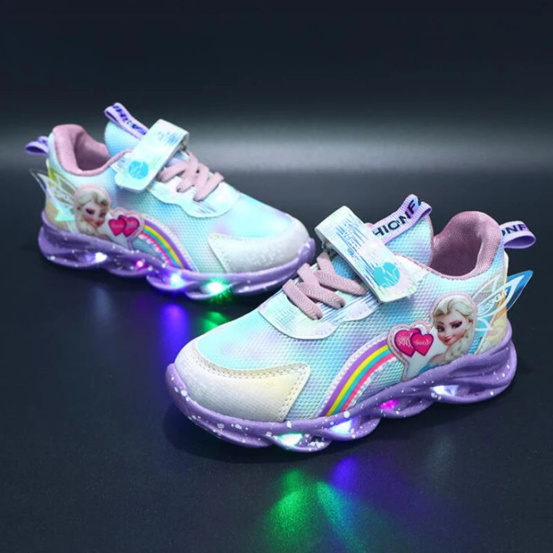 Rainbow Elsa LED Sneakers