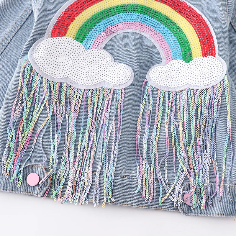 Rainbow Denim Jacket