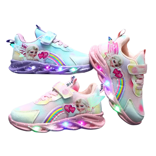 Rainbow Elsa LED Sneakers