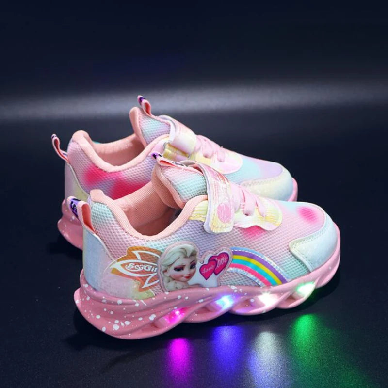 Rainbow Elsa LED Sneakers