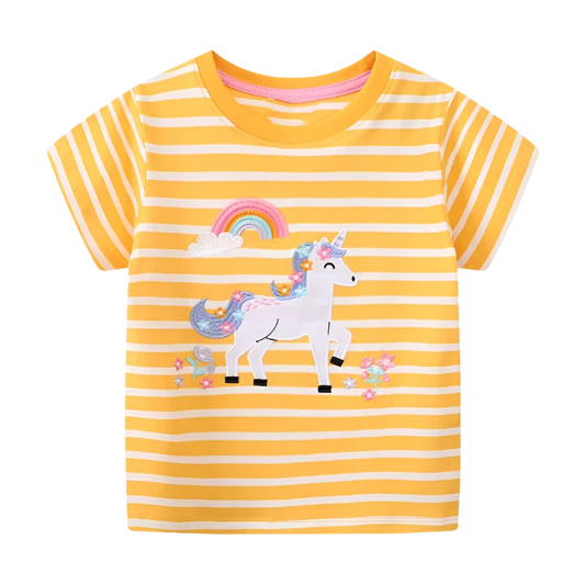 Yellow Rainbow Unicorn