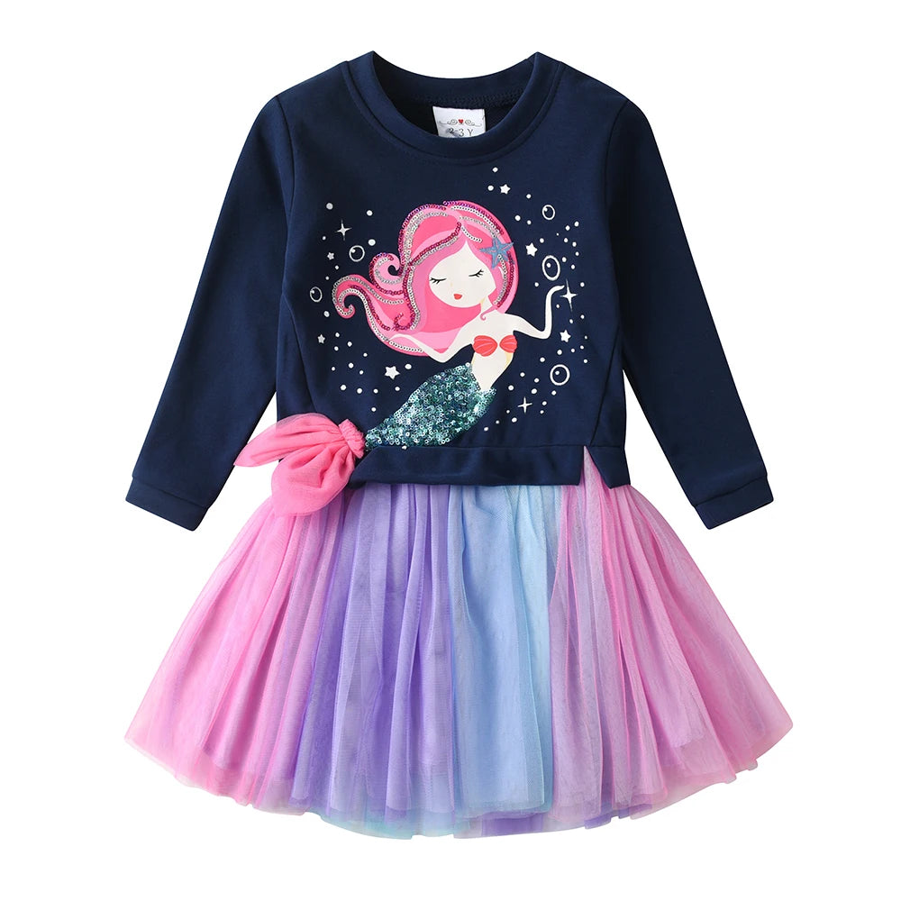 Mermaid Sequin Sweater Dress