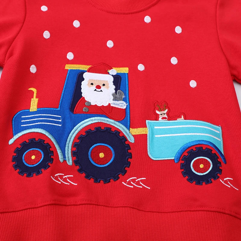 Tractor Santa Sweatshirt