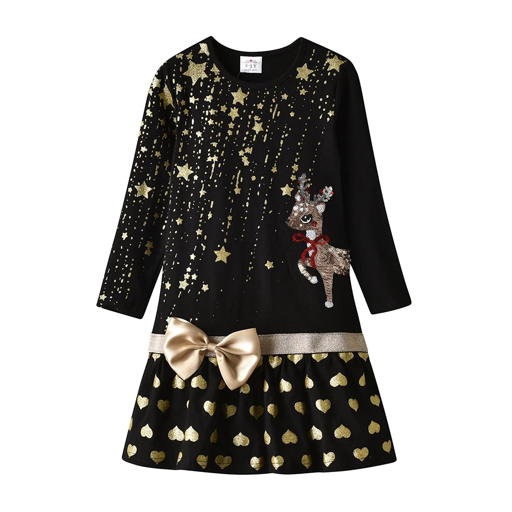 Sparkling Sequin Elk Dress