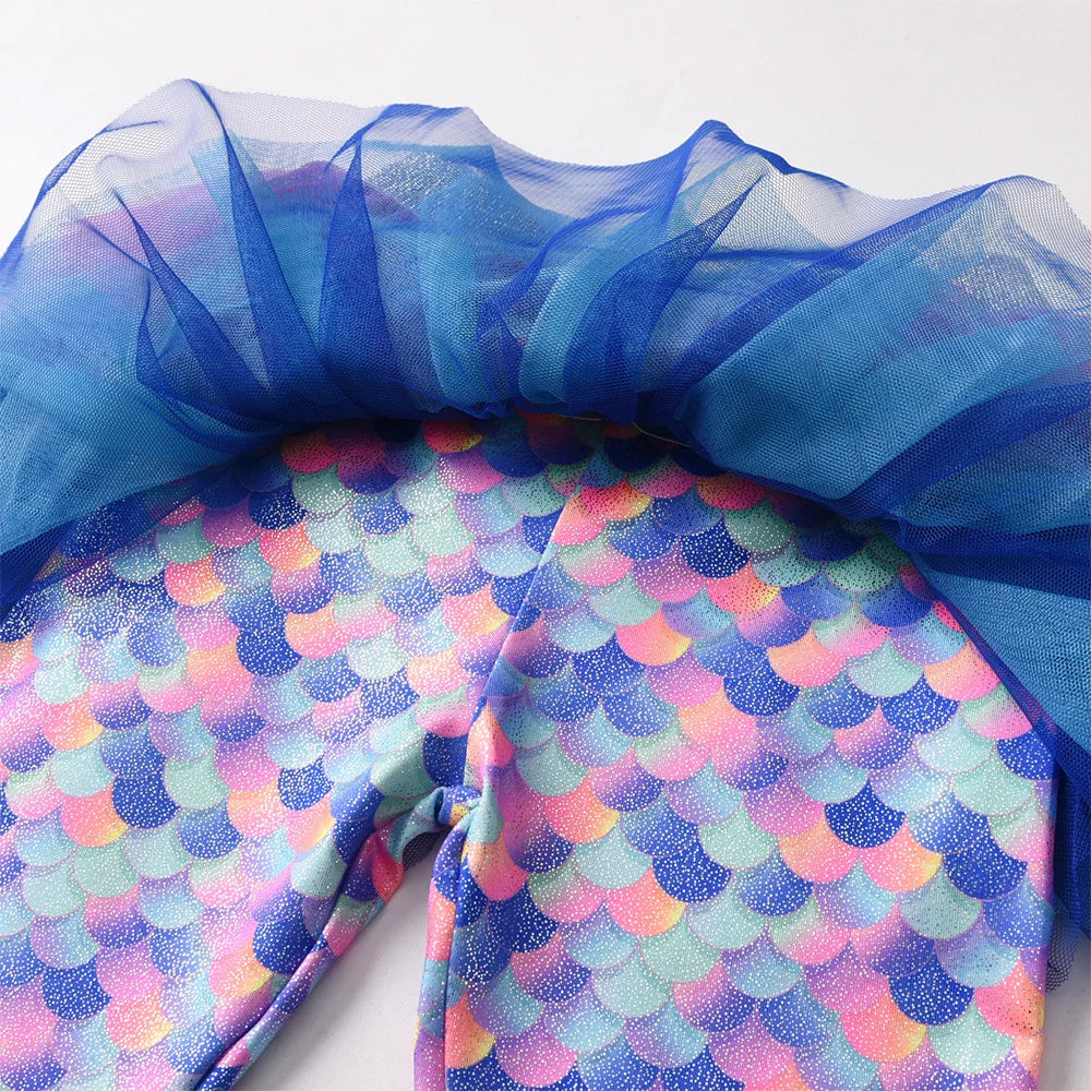 Mermaid Tutu Mesh Skirt Pants