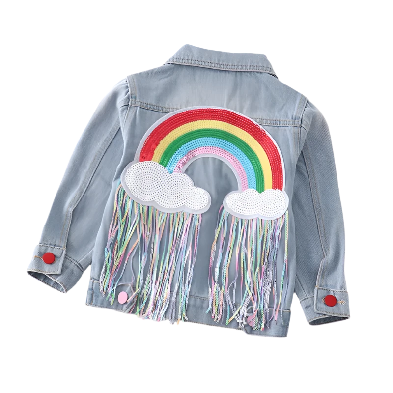 Rainbow Denim Jacket