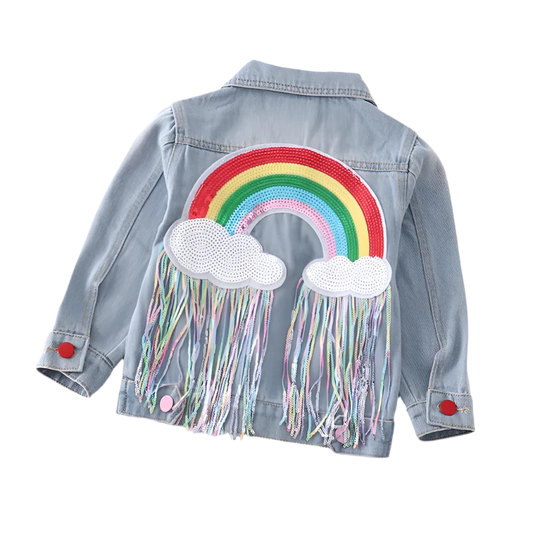 Rainbow Denim Jacket