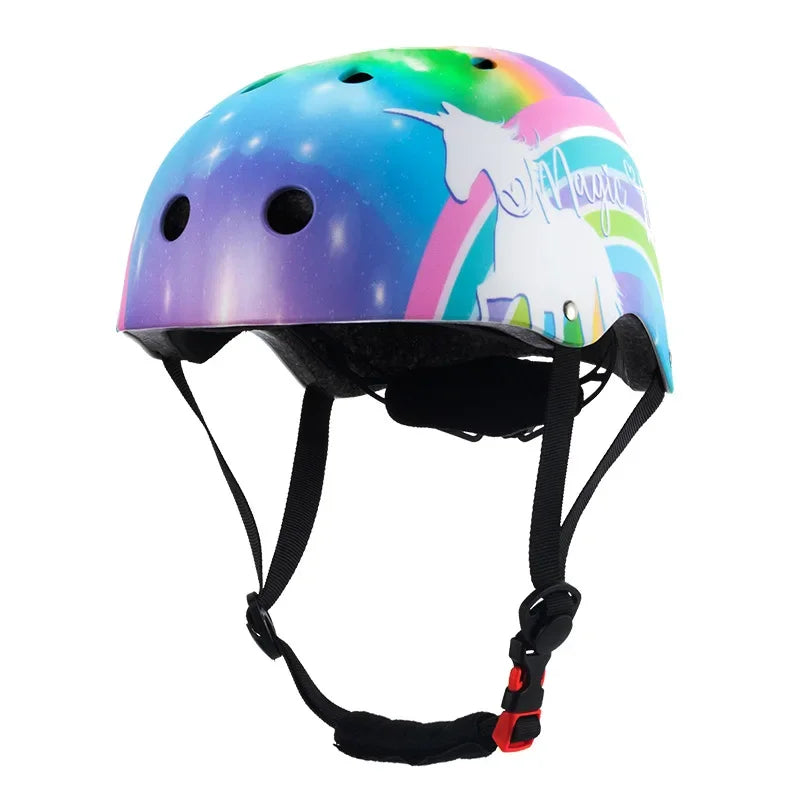 Rainbow Unicorn Helmet