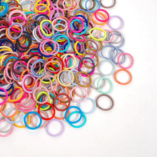 100 Piece Pack of Multicolor Baby Hair Ties