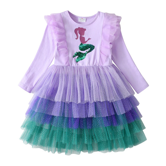 Mermaid Sequin Tutu Dress